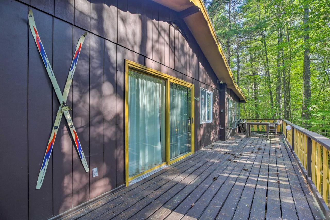 Cozy Adirondacks Cabin Walk To Lake Eaton! Jay Kültér fotó